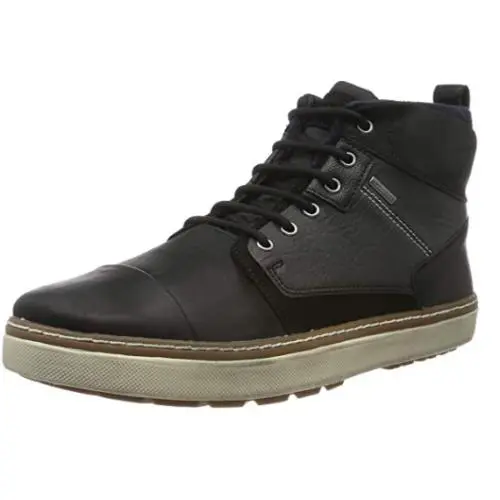 Geox Men`s U Mattias Babx A High Top Sneakers Black
