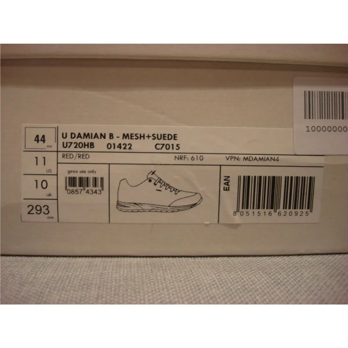 Geox shoes - Red (UPC: 8051516620925) 10