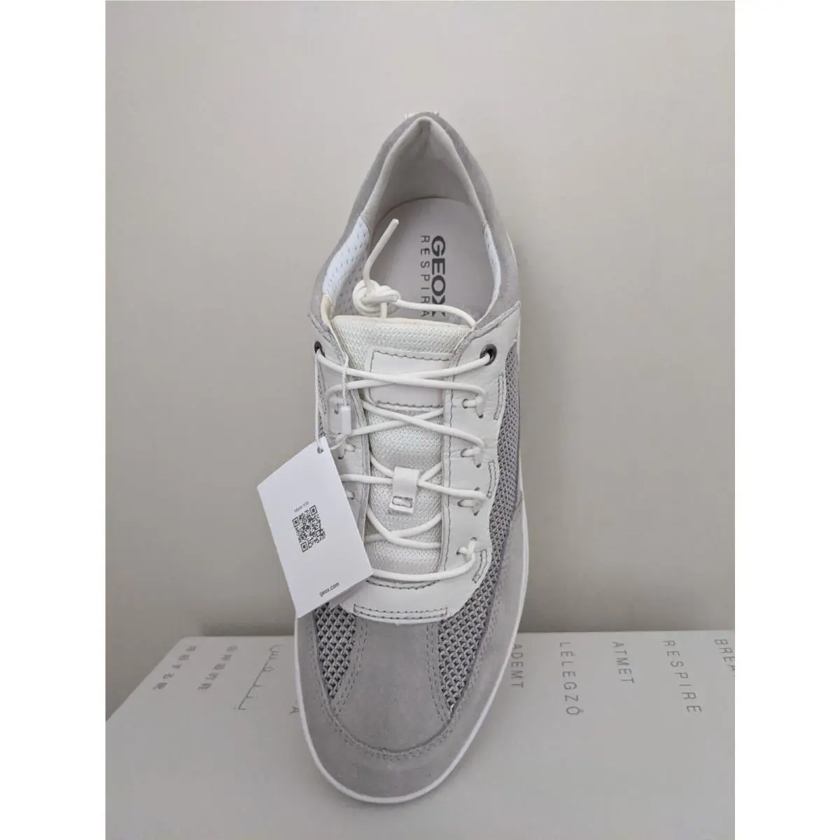 Geox shoes - Geox Respira U Halver B U923AB 054AU - Light Grey (UPC: 0000200781778) 1