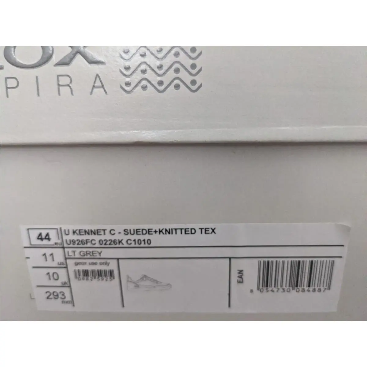 Geox shoes - Geox Respira U Halver B U923AB 054AU - Light Grey (UPC: 0000200781778) 4
