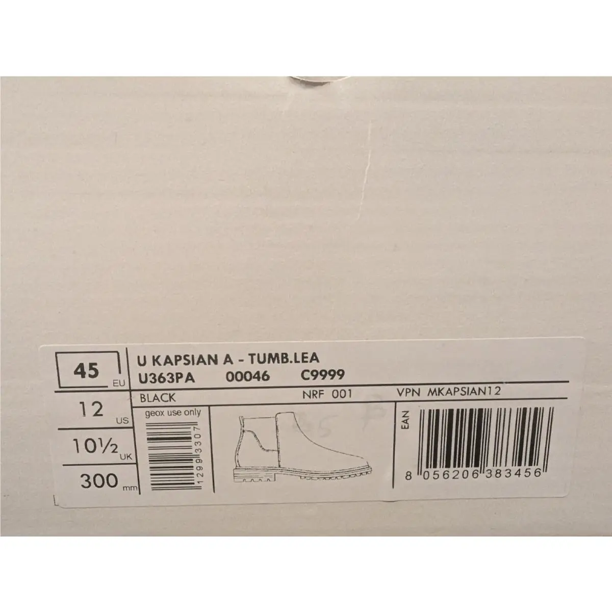 Geox shoes - Chelsea - Chelsea - Black (UPC: 0000200781778) 4
