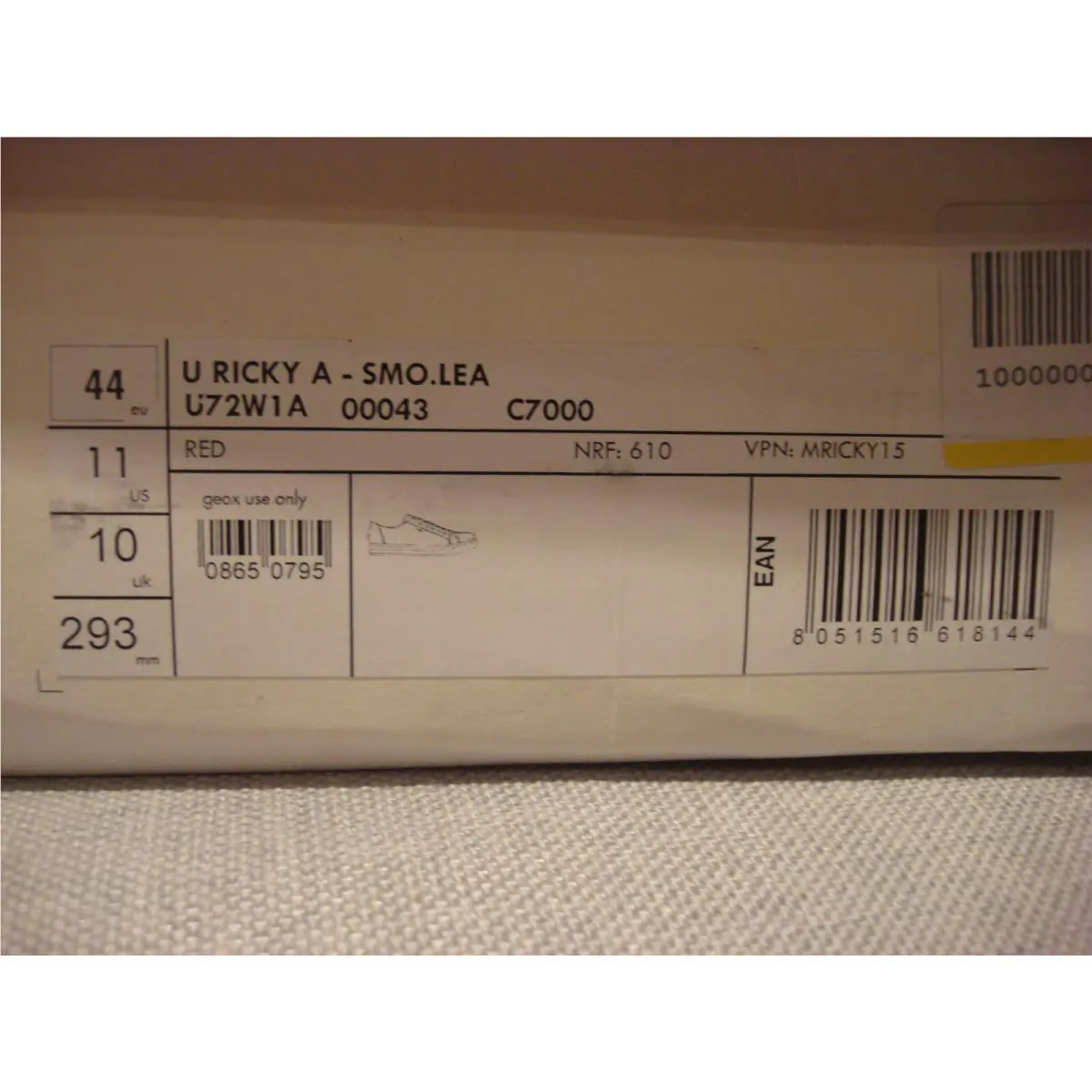 Geox shoes - Red (UPC: 8051516618144) 10