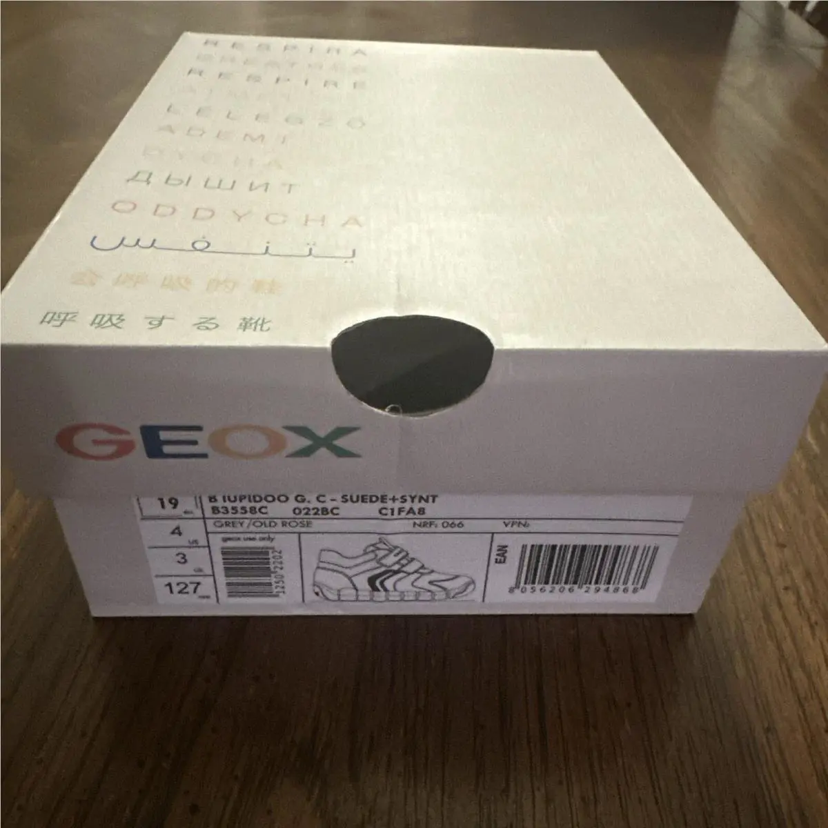 Geox shoes - GREY/old Rose (UPC: 8056206294868) 5