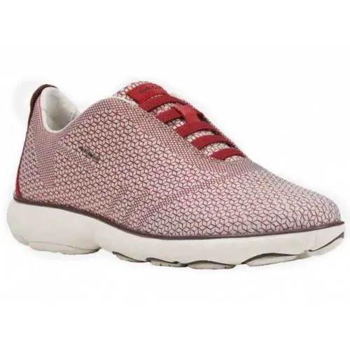 Geox Nebula - Size 7 M - Women`s Casual Shoe - Sand/dk Red