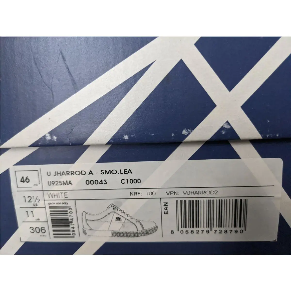 Geox shoes - Geox U Jharrod A - Jharrod - White (UPC: 0000200781778) 4