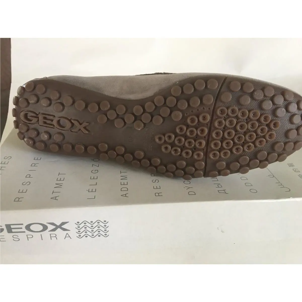 Geox shoes - GEOX U Snake - Snake - Taupe/Ebony 3
