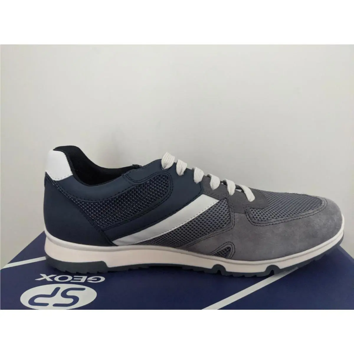 Geox shoes - Geox Respira U Wilmer B - Anthracite/Navy (UPC: 0000200144832) 0