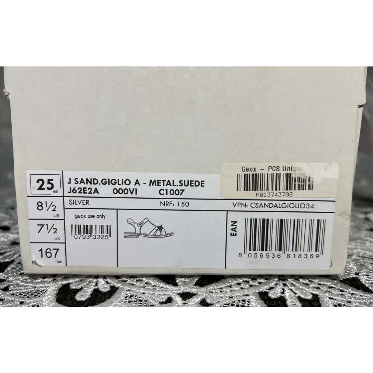 Geox shoes - J62E2A - J62E2A - Metallic 9