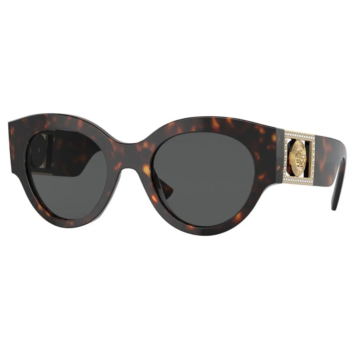 Versace VE 4438B Havana/dark Grey 108/87 Sunglasses