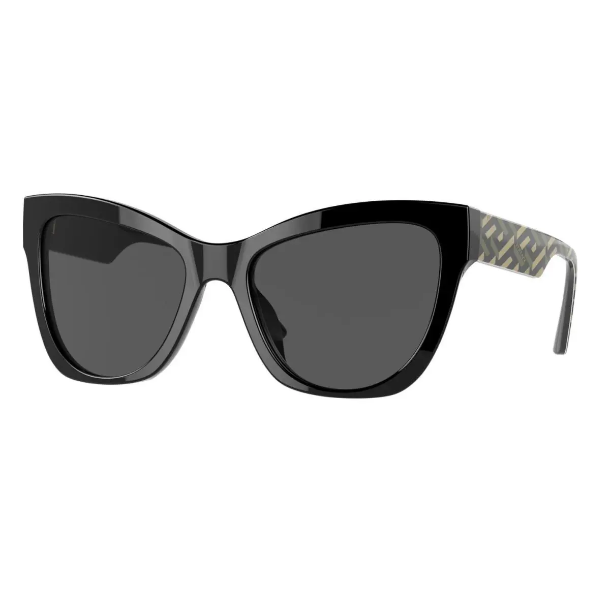 Versace VE 4417U Black Striped/grey 5358/87 Sunglasses