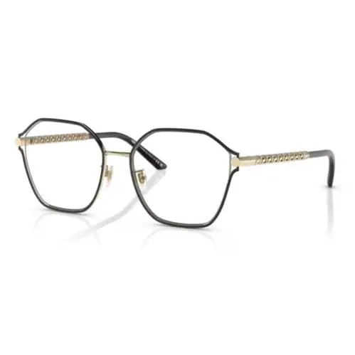 0VE1299D 1425 Pale Gold Soft Square Semi-rim Square Women`s Eyeglasses by Versace