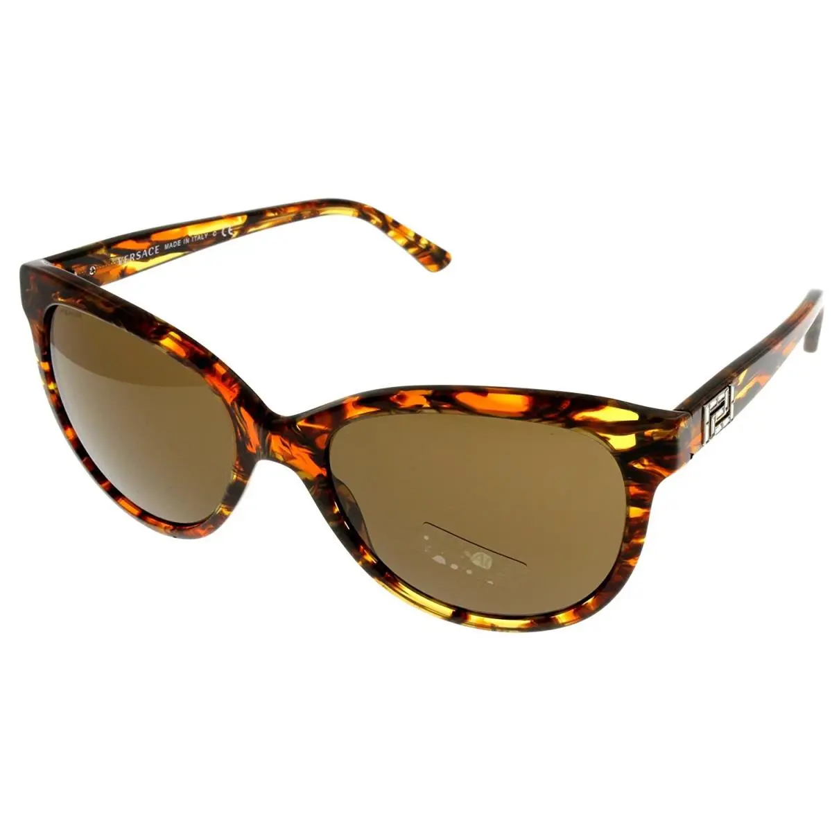 Versace Sunglasses Women Brown Havana VE4246B 5003/73 Oval Fashion