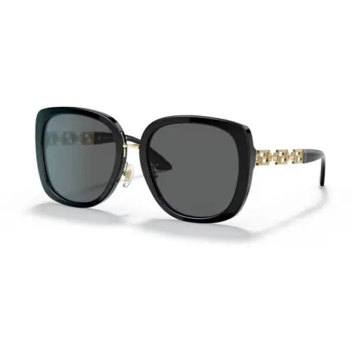 VE4407D GB1/87 Black /dark Grey Square Women`s Sunglasses by Versace