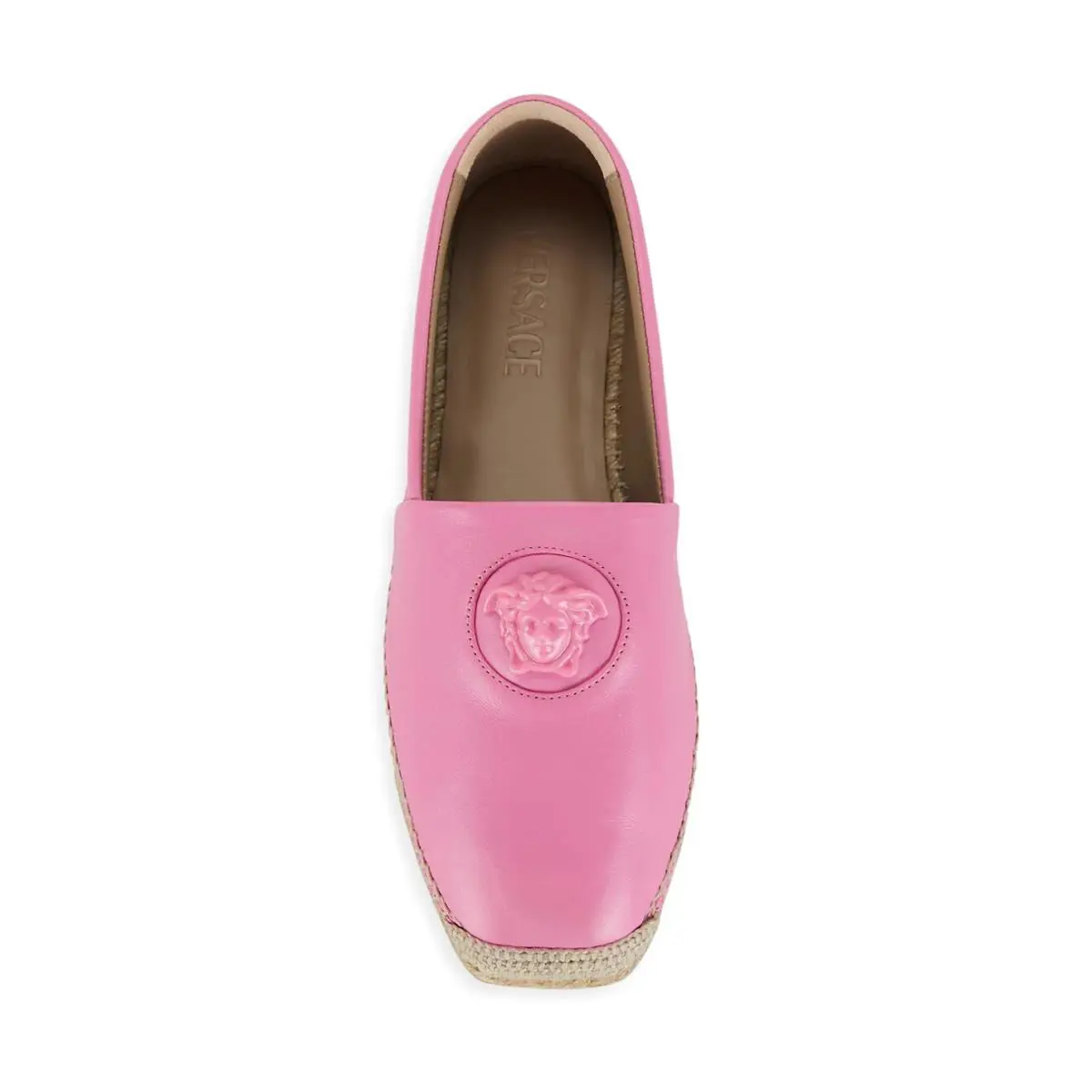 Versace Medusa Coated Canvas Espadrilles Shoes Size 36.5 Msrp: