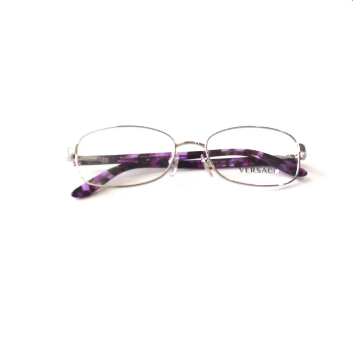 Versace Eyeglasses 1213 Silver 1000 Size 53mm Optical Frame