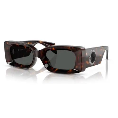 0VE4474U 108/87 Havana/dark Grey Rectangular Men`s Sunglasses by Versace