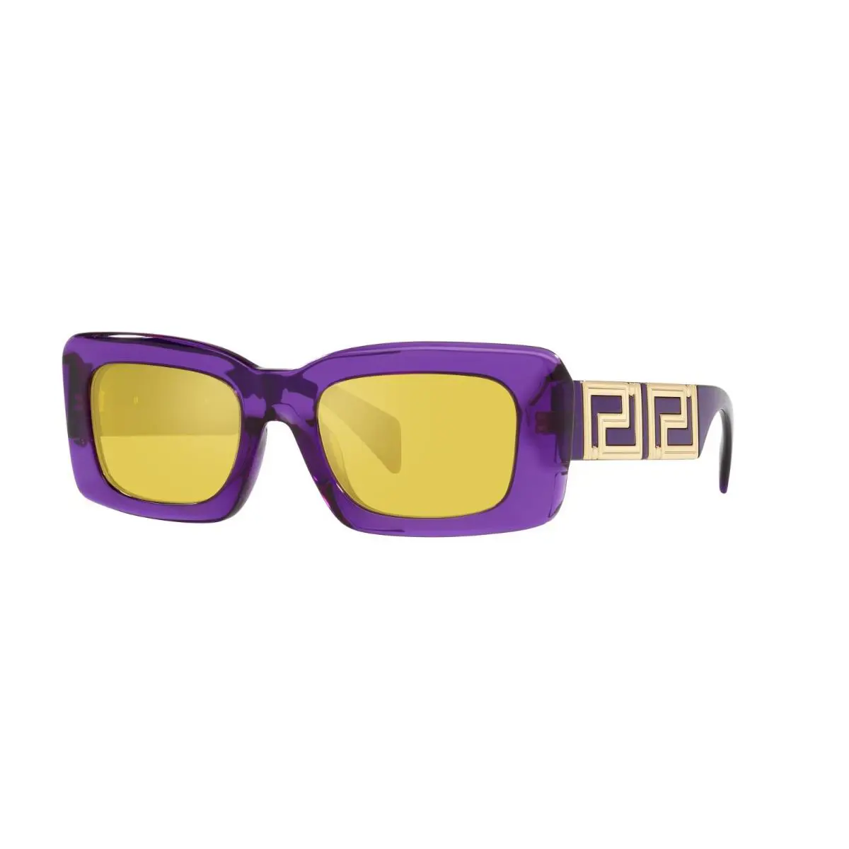 Versace VE 4444U Transparent Violet/yellow 5408/V9 Sunglasses