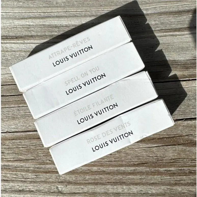 Louis Vuitton 4PC Sample Fragrance 2ML Attrape-reves Rose Des Vent