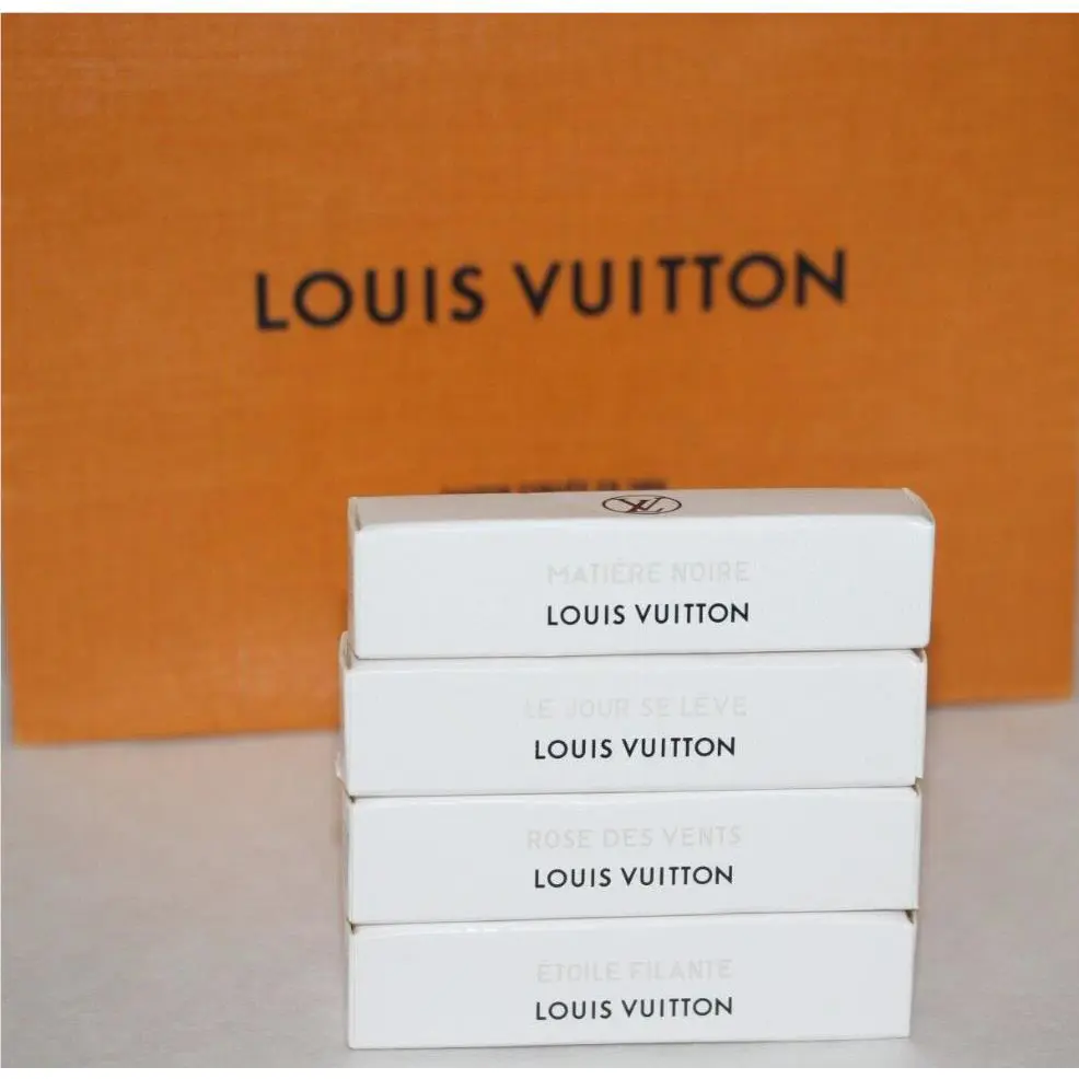 Louis Vuitton 4PC Sample Fragrance 2ML Matiere Noire Le Jour Leve