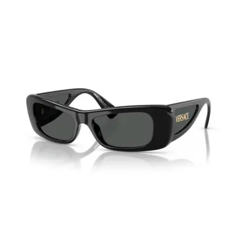 VE4481 GB1/87 Black/dark Grey Cat-eye Women`s Sunglasses by Versace