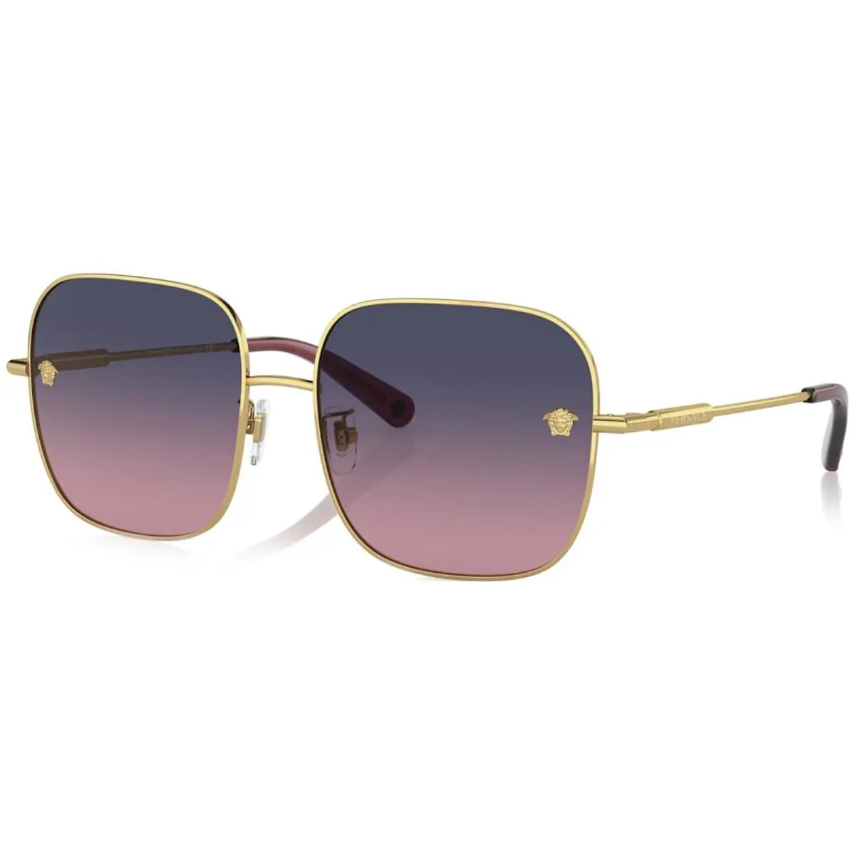 Versace VE 2246D Gold/pink Blue Shaded 1002/I6 Sunglasses