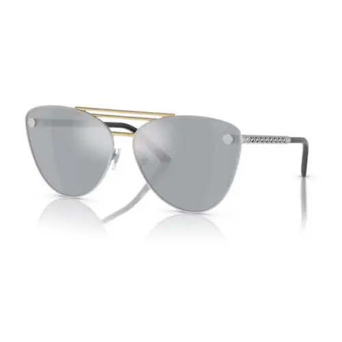 0VE2267 15141U Silver Gold/blue Mirror Silver Women`s Sunglasses by Versace