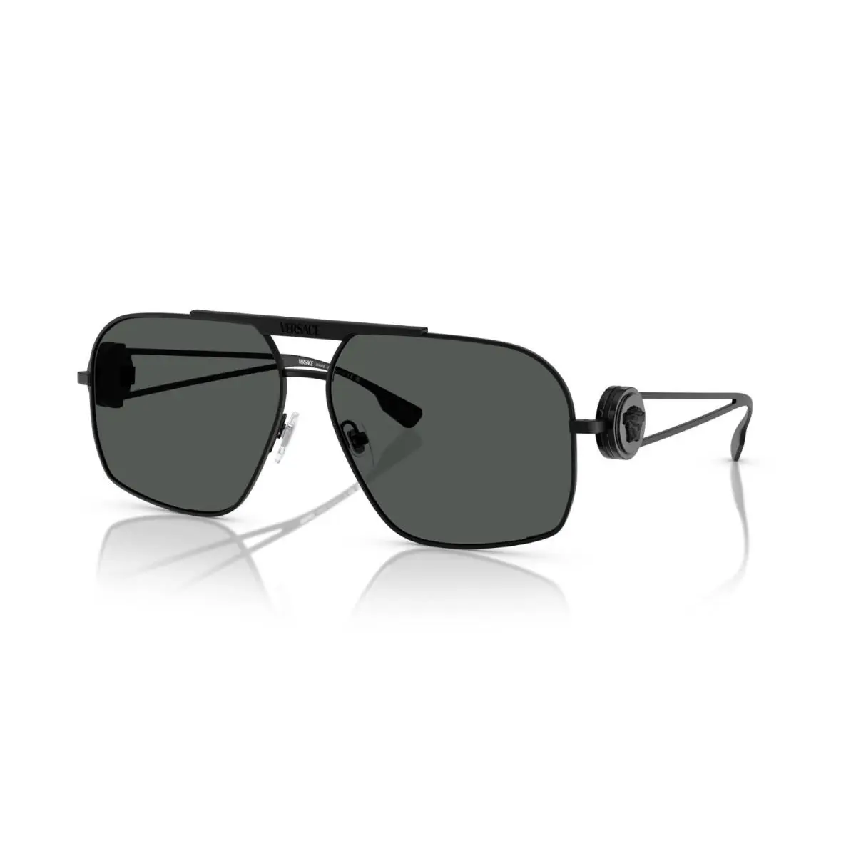 Versace VE 2269 Black/dark Grey 1433/87 Sunglasses - Frame: Black, Lens: Dark Grey