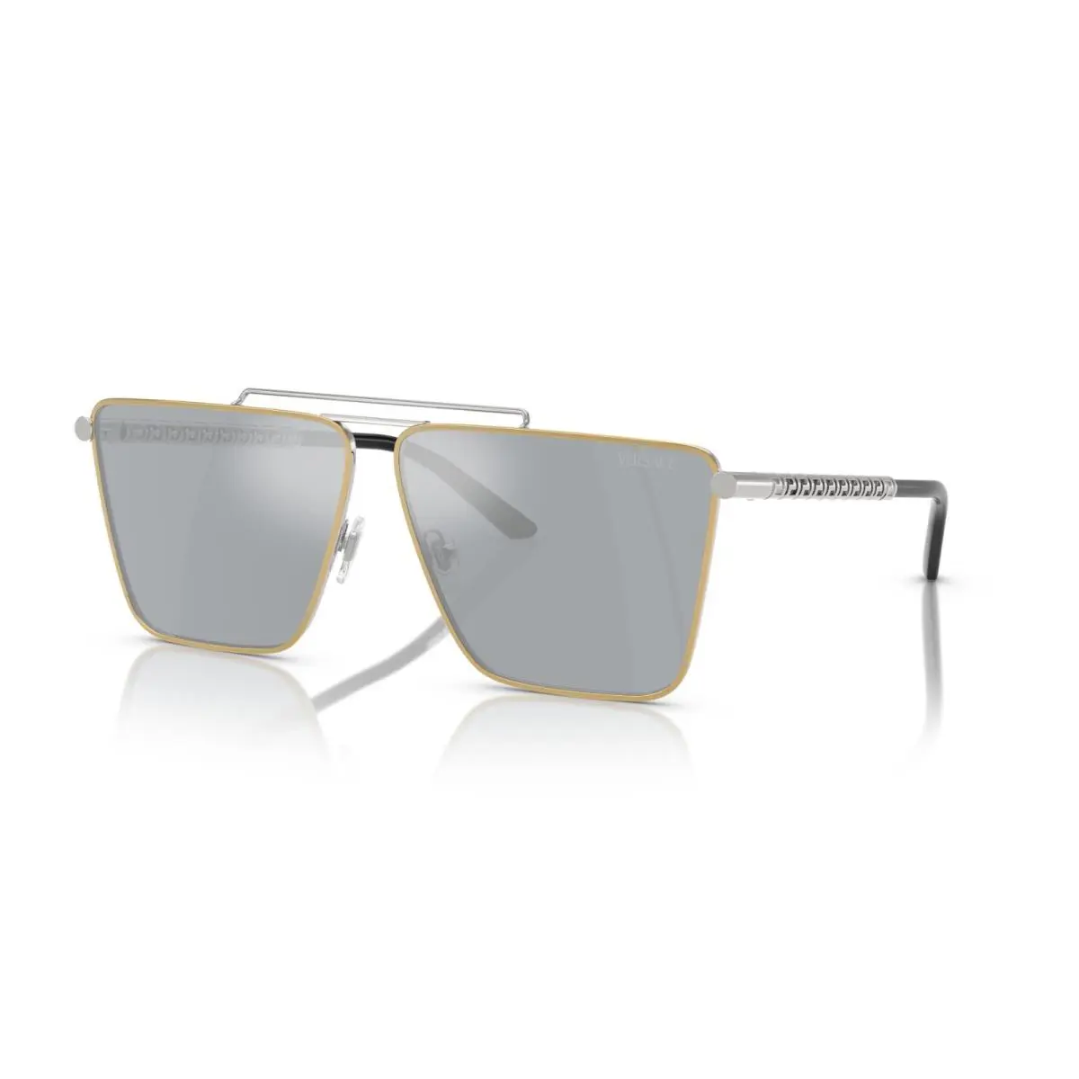 Versace VE 2266 Gold and Silver/blue Silver Mirroried 1514/1U Sunglasses