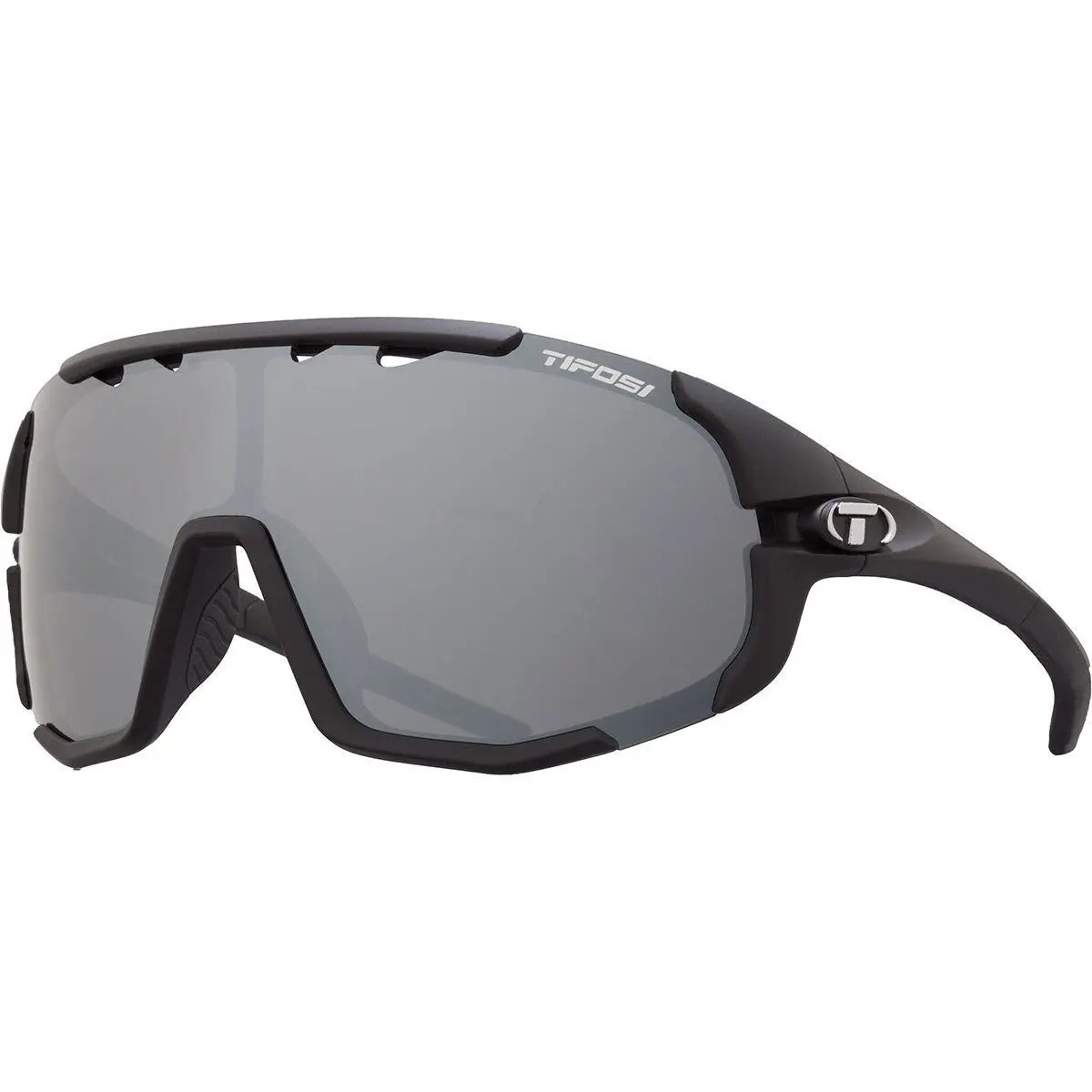 Tifosi Optics Sledge Sunglasses Matte Black/Smoke/AC Red/Clear