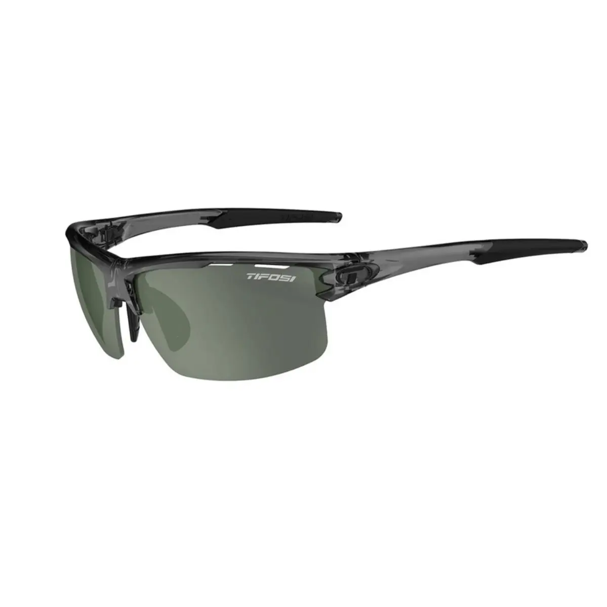 Rivet Sunglasses Great Fit Interchangeable Lenses All Crystal Smoke - Enliven Golf by Tifosi