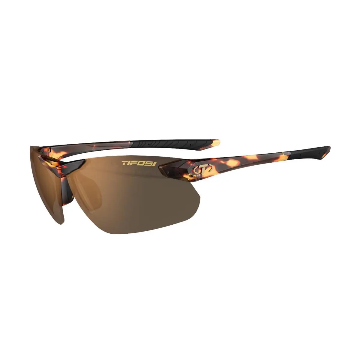 Tifosi Seek FC 2.0 Black Blue Satin Vapor Tortoise Sunglasses Choose Your Style Tortoise Brown Polarized