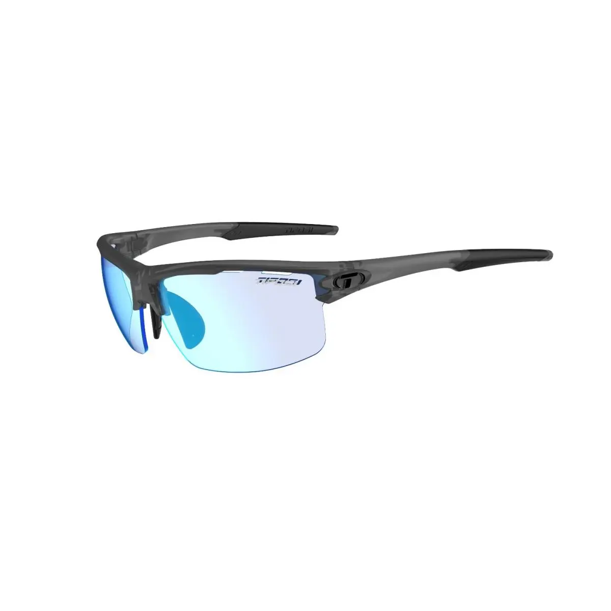 Rivet Blackout Crystal Gunmetal White Satin Tactical Readers Sunglasses Satin Vapor Clarion Blue Fototec by Tifosi