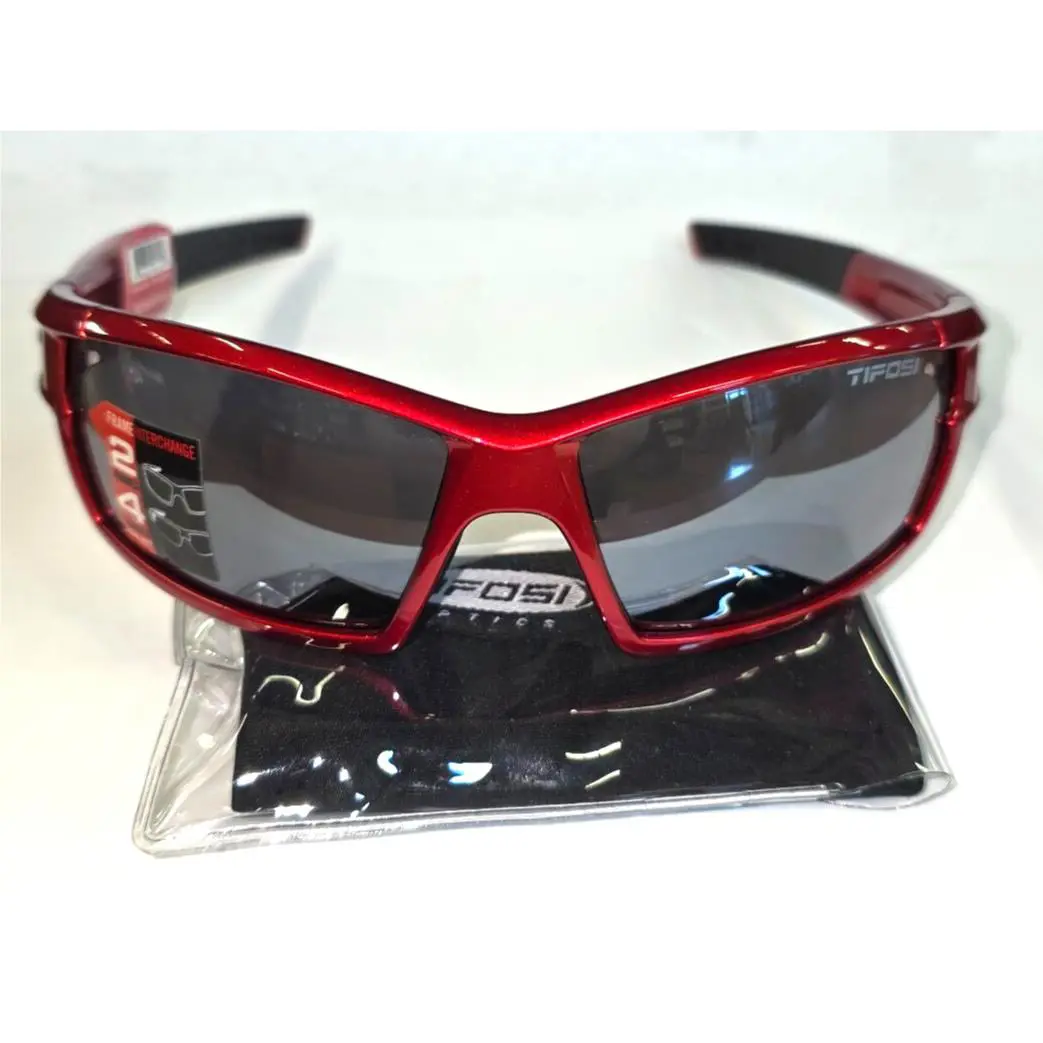 Tifosi Pro Escalate Metallic Red Interchangeable Frames and Lenses FH Kit