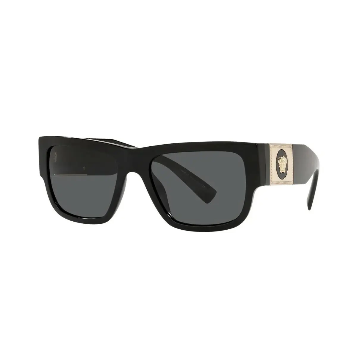Versace Medusa Stud VE 4406 Black/grey GB1/87 Sunglasses - Frame: Black, Lens: Grey