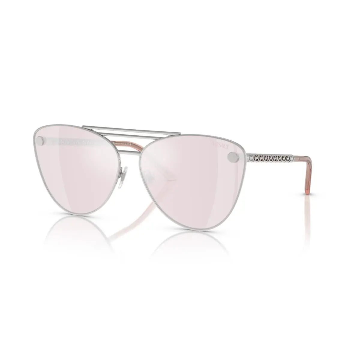 Versace VE 2267 Silver/silver Pink Mirrored 1000/7V Sunglasses