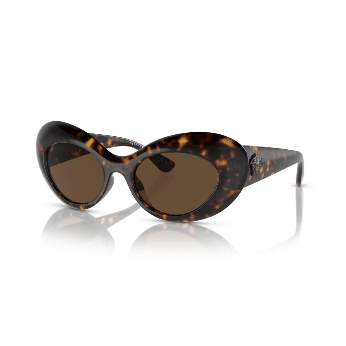 Versace VE 4456U Havana/dark Brown 108/73 Sunglasses