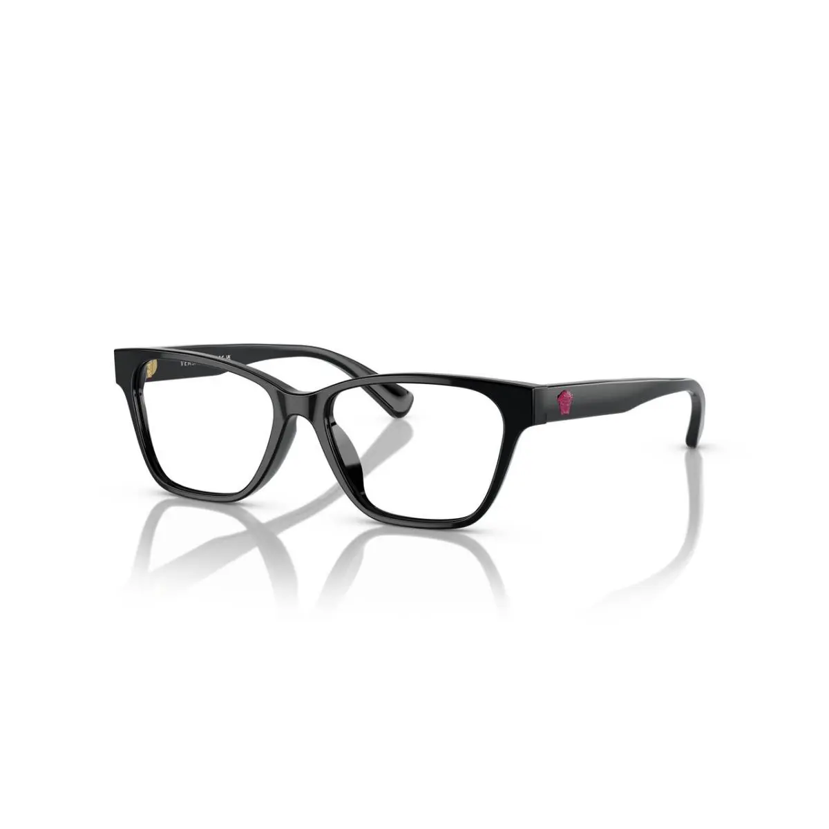 Versace Rectangle Woman Eyeglasses VK3003U GB1 48mm Black - Frame: Black