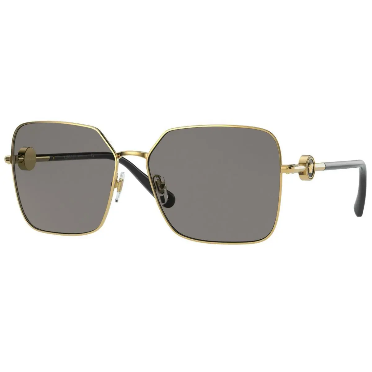Enamel Medusa VE 2227 Gold/grey 1002/87 Sunglasses by Versace