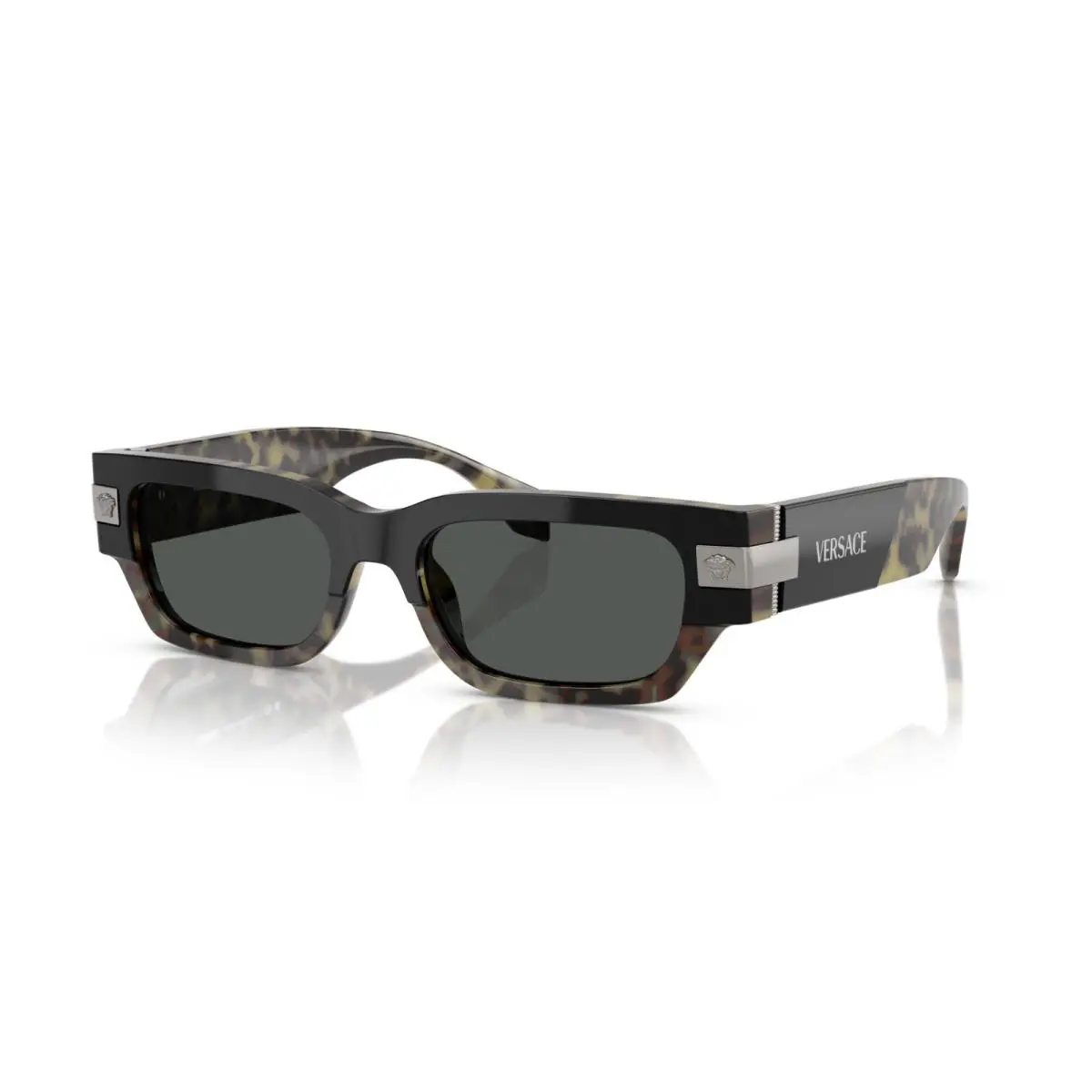Versace VE 4465 Havana/dark Grey 5456/87 Sunglasses