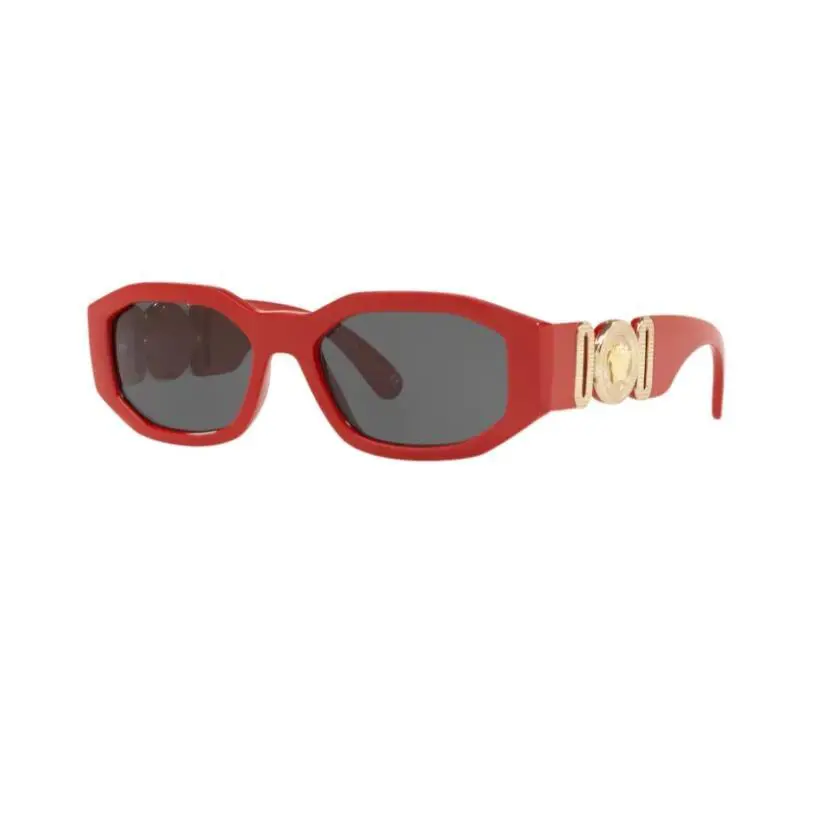 Versace 0VE4361 533087 - Red / Dark Grey Square Men`s Sunglasses