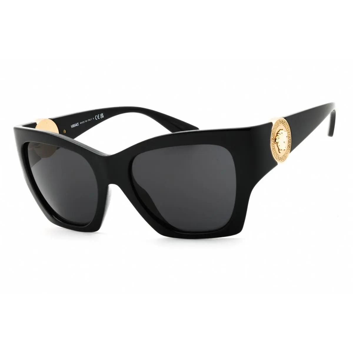 Versace VE4452 GB1 87 Sunglasses Black Frame Grey Lenses 55mm