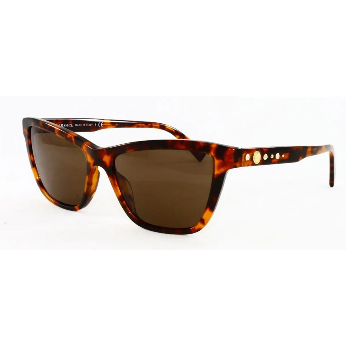 Versace Sunglasses Women`s Cat Eye Havana 55mm Brown Lens VE4354B 524473