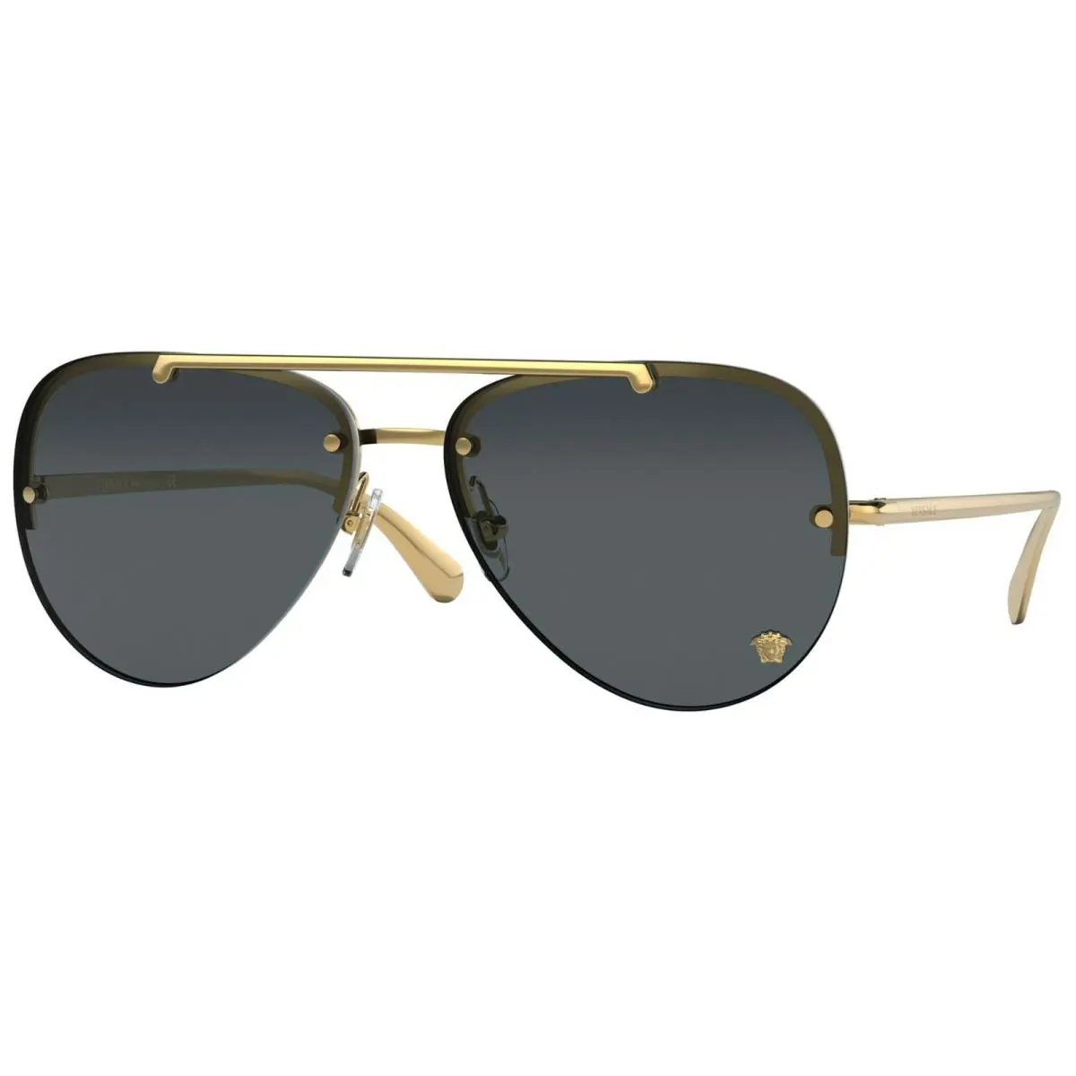 Versace Glam Medusa VE 2231 Gold/dark Grey 1002/87 Sunglasses