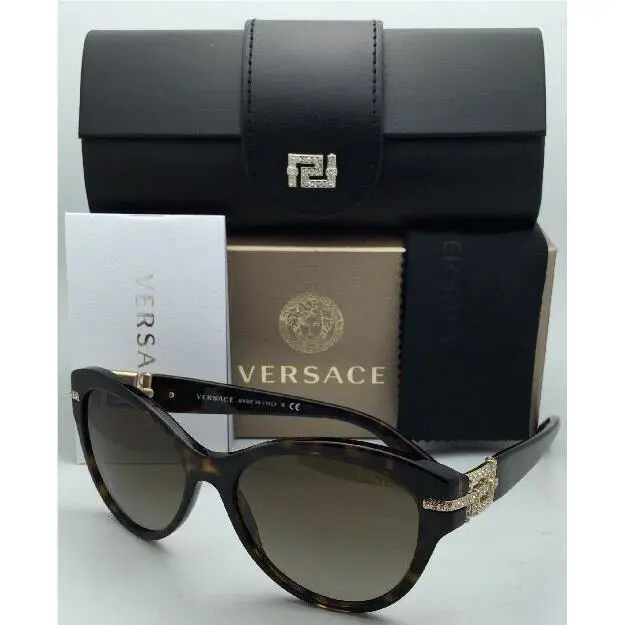 Versace Sunglasses VE 4283-B 108/13 57-17 Havana Tortoise w/ Brown Gradient