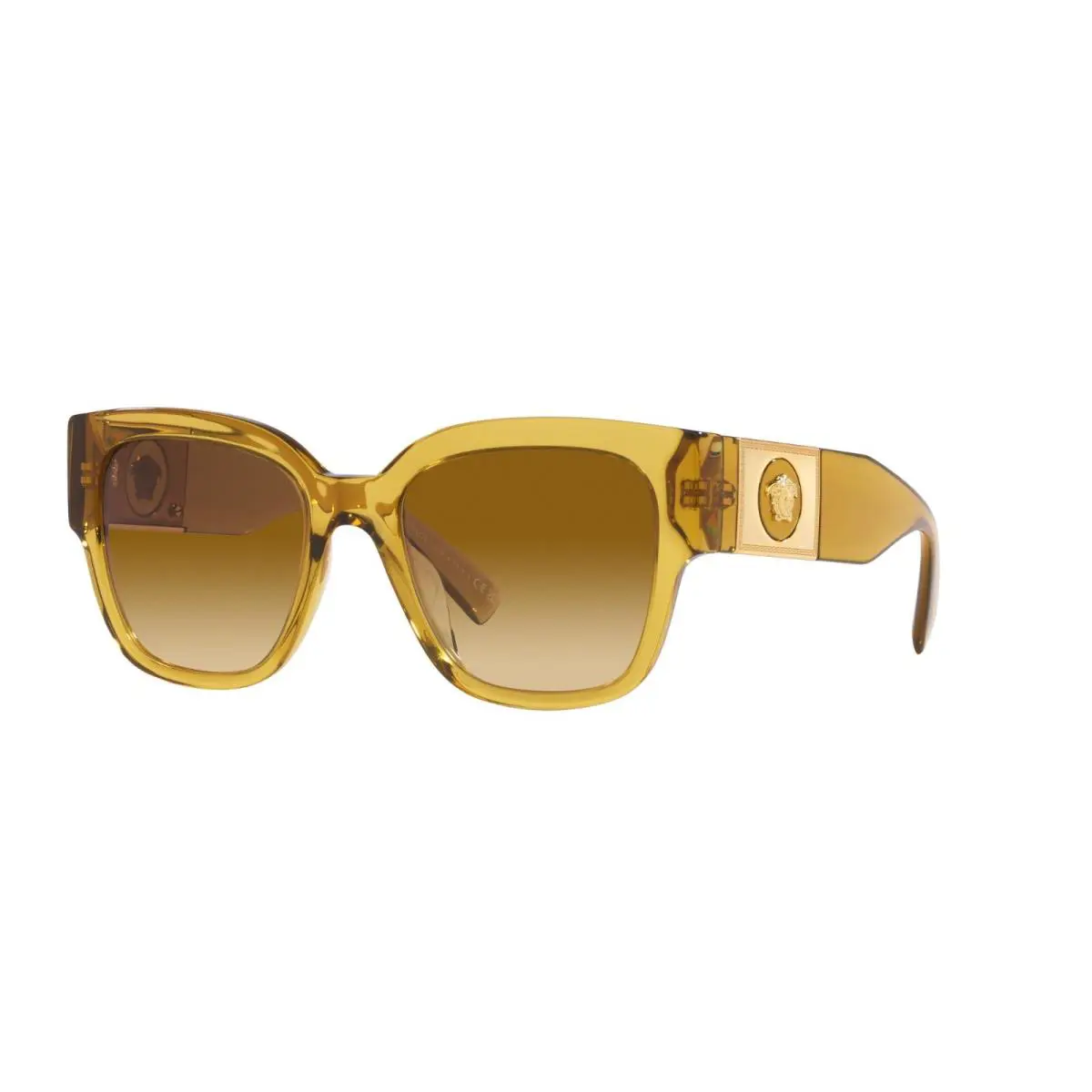 Versace VE 4437U Honey/light Yellow Shaded 5347/2L Sunglasses