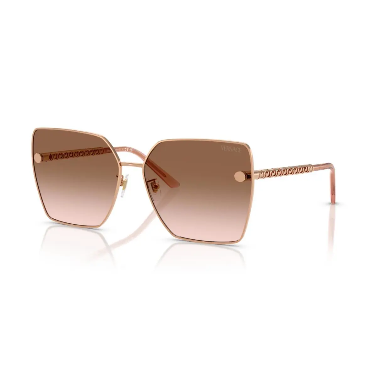 Versace VE 2270D Rose Gold/brown Shaded 1412/13 Sunglasses