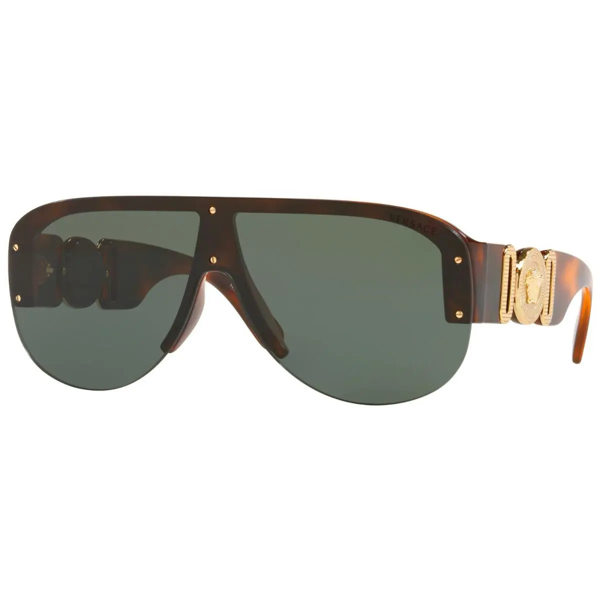 Versace Medusa Biggie VE 4391 Havana/dark Green 5317/71 Sunglasses