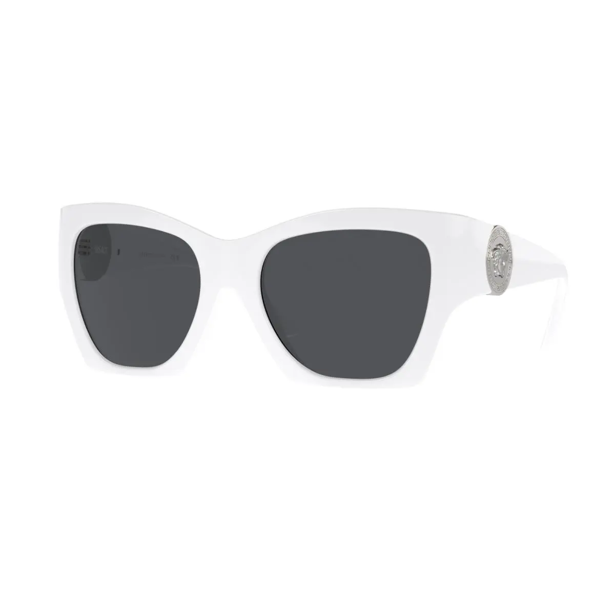 Versace VF4452 314/87 54 VE4452 Sunglasses White Frame Dark Gray Lens