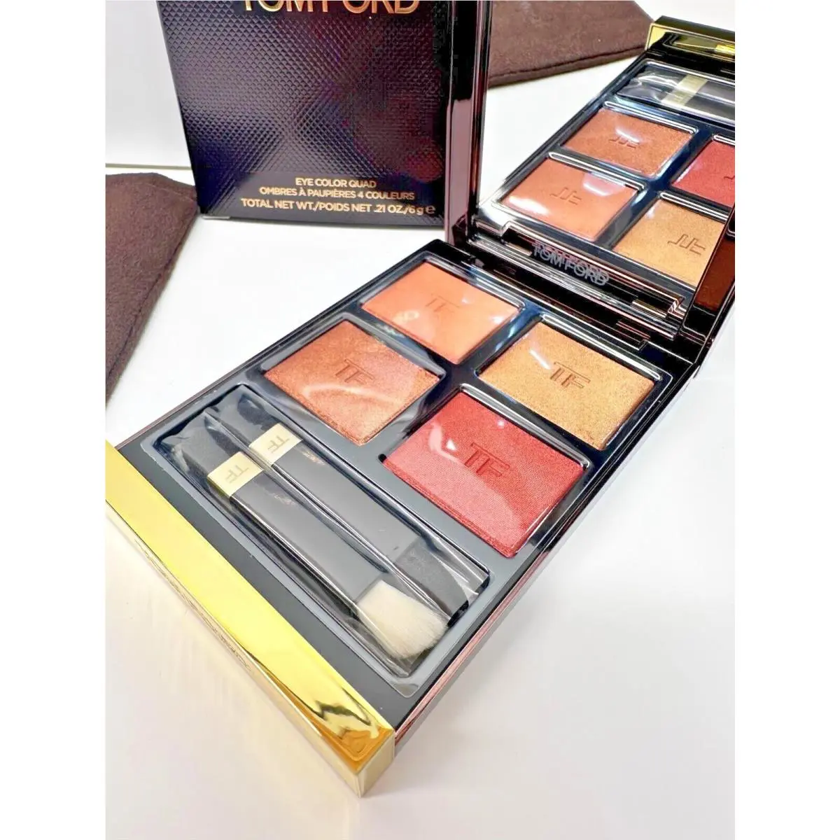 Eye Color Quad Choose Your Shade 0.35 oz / 10 g Nib-authentic 41 Peach Dawn by Tom Ford