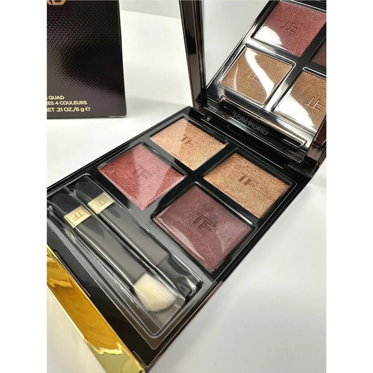 Eye Color Quad Choose Your Shade 0.35 oz / 10 g Nib-authentic 04 Honey Moon by Tom Ford